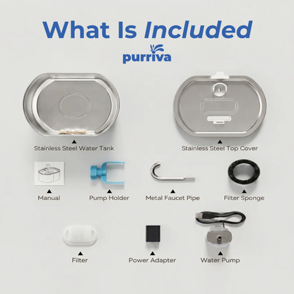 Purriva™ l Pet Water Fountain