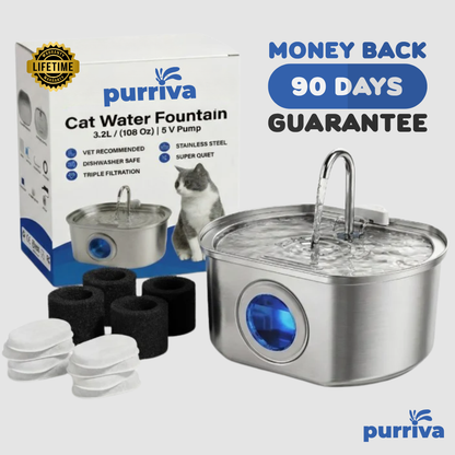 Purriva™ l Pet Water Fountain