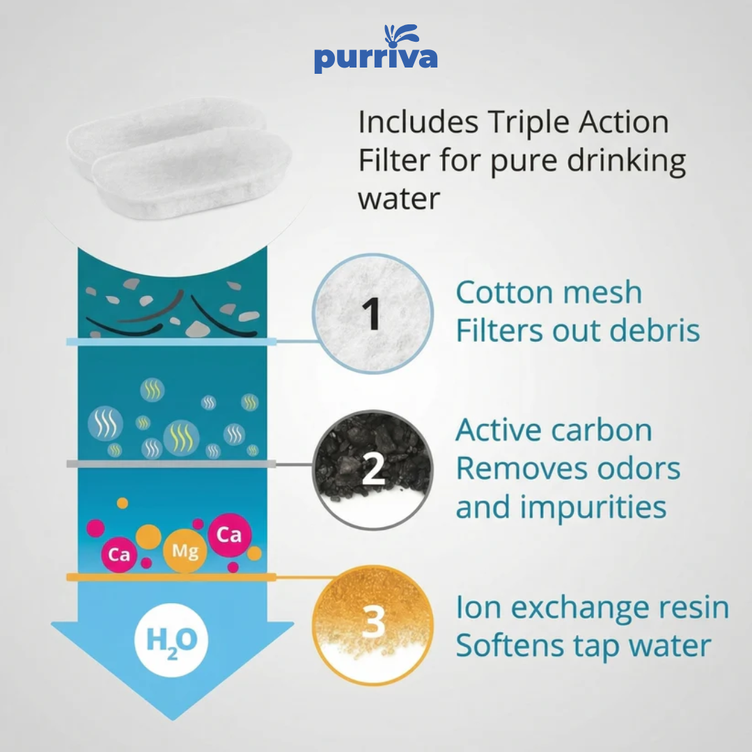 Purriva™ l Pet Water Fountain